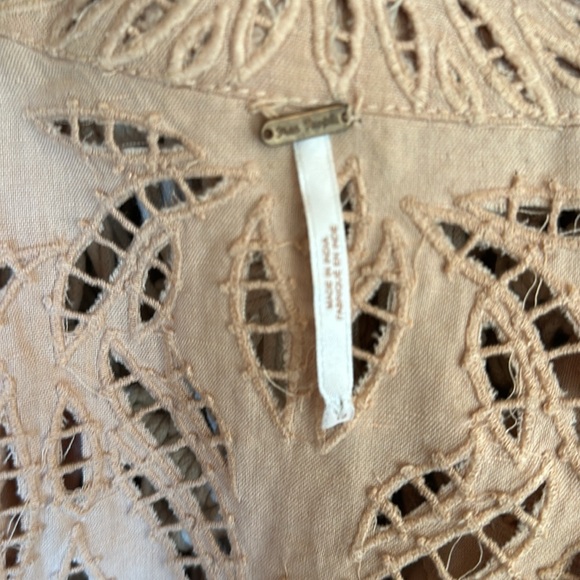 Free People size 12 cut out detail jacket size 12 - Picture 10 of 12